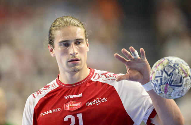 Juri Knorr AH action semi-final Aalborg Handbold AH vs Barca, on 13 06 2026 Men Handball EHF Champions League Final4 2026, from 13 06 14 06 2026 in Cologne Germany Lanxess Arena