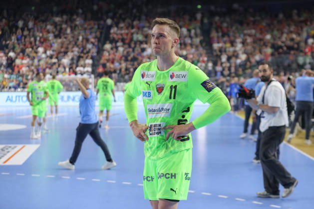 14 06 2026, xtgx, Handball, EHF Champions League Final, FC Barcelona Füchse Berlin v l Lasse Andersson Berlin, 11 disappointed, looks disappointed, disappointed Koeln