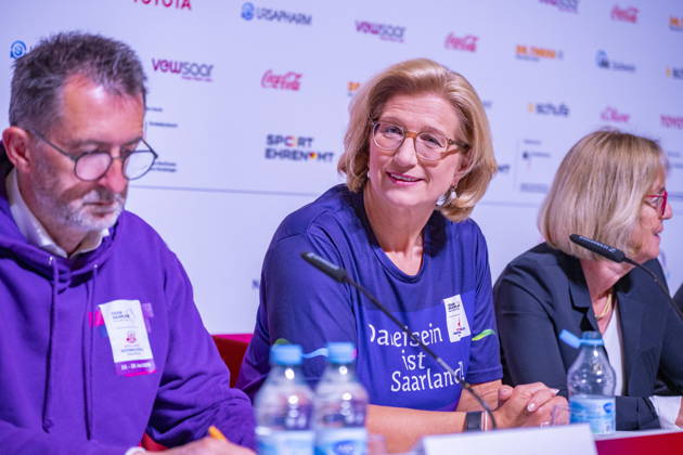Special Olympics, National Games in Saarbrücken, press conference