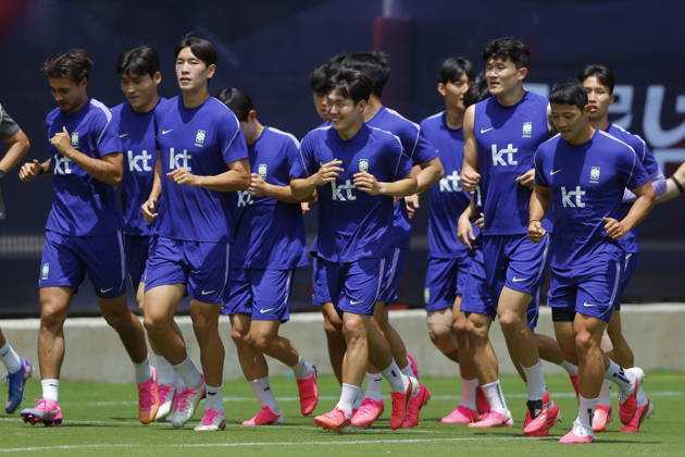 Fußball, FIFA WM 2026, Nationalteam Südkorea, Training