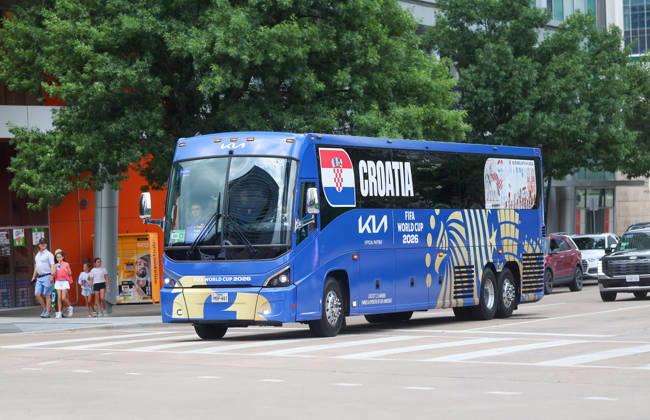 Football, 2026 FIFA World Cup, Croatia national team, arrival in Dallas