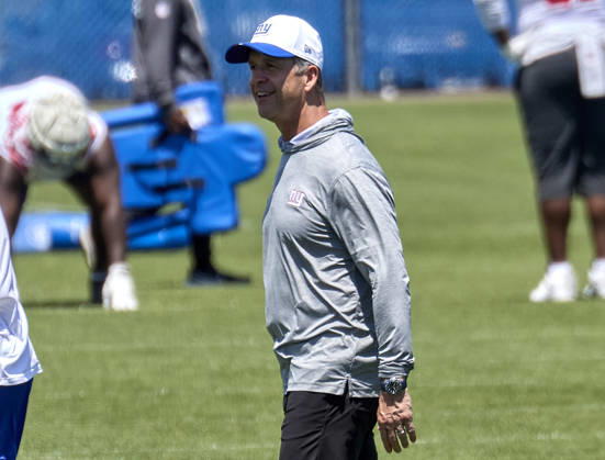 New York Giants head coach John Harbaugh during minicamp held at the Quest Diagnostics Training Center in East Rutherford, New Jersey. CSM NFL, American Football Herren, USA 2026: NY Giants Minicamp June 09  - ZUMAc04_ 20260616_zma_c04_008 Copyright: xDuncanxWilliamsx