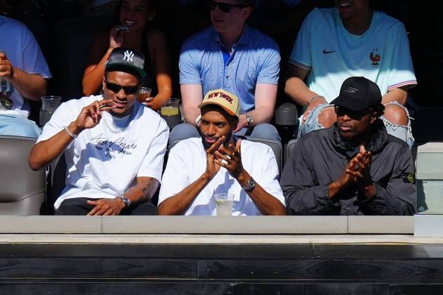 Football, 2026 FIFA World Cup, France v Senegal, celebrity spectators