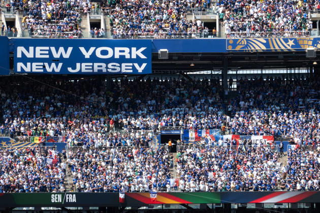 June 16, 2026, East Rutherford, New Jersey, USA: France s BRADLEY BARCOLA scores in the second half as France defeats Senegal 3-1 at FIFA World Cup, WM, Weltmeisterschaft, Fussball 2026 Group 1 match at New York New Jersey Stadium on June 16, 2026 in East Rutherford, New Jersey. East Rutherford USA - ZUMAb148 20260616_zap_b148_033 Copyright: xBryanxSmithx