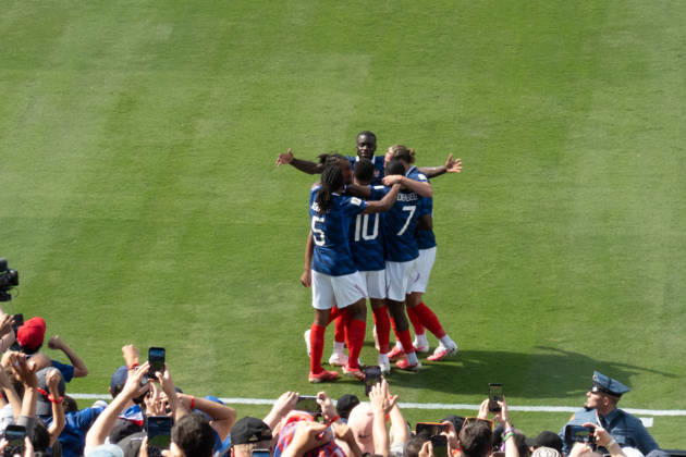 June 16, 2026, East Rutherford, New Jersey, USA: France celebrates a goal by KYLIAN MBAPPE in the second half as France defeats Senegal 3-1 at FIFA World Cup, WM, Weltmeisterschaft, Fussball 2026 Group 1 match at New York New Jersey Stadium on June 16, 2026 in East Rutherford, New Jersey. East Rutherford USA - ZUMAb148 20260616_zap_b148_029 Copyright: xBryanxSmithx