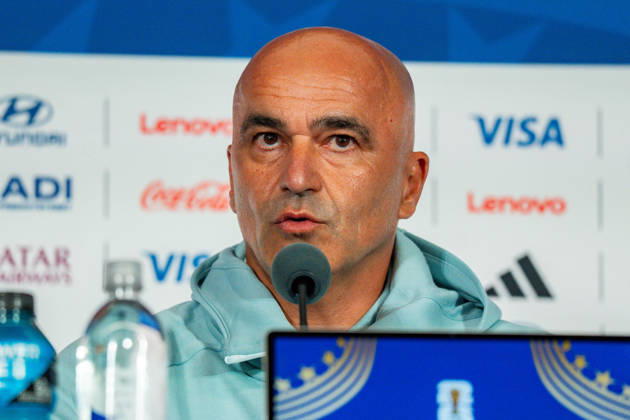 2026 FIFA World Cup, Group K, Match 1, Portugal vs. DR Congo, June 17, 2026, at NRG Stadium in Houston, Texas—Press conference with Bruno Fernandes and Roberto Martinez,detected_source_language Copyright: xBahhoxKarax
