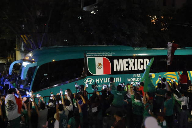 Fußball, FIFA WM 2026, Nationalteam Mexiko, Ankunft in Guadalajara