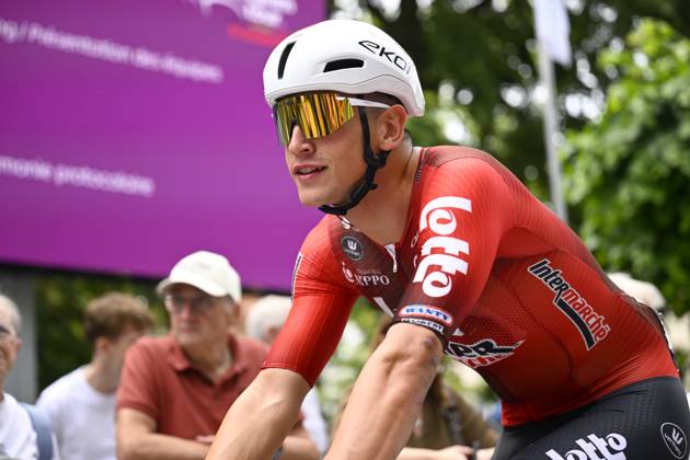 Baloise Belgium Tour 2026 Stage 1 SCHERPENHEUVEN-ZICHEM, BELGIUM - JUNE 17 : De Schuyteneer Steffen (BEL) of Lotto Intermarche during stage 1 of the 95th edition of Baloise Tour of Belgium an UCI ProSeries 2.Pro cycling road race stage for Men Elite of 187.9 km with start in Scherpenheuven-Zichem and finish in Scherpenheuven-Zichem on June 17, 2026 in Scherpenheuven-Zichem, Belgium, 17 06 2026 ( Motordriver Stephan Boone - Scherpenheuven-Zichem Belgium  Copyright: xTomasxSiskx