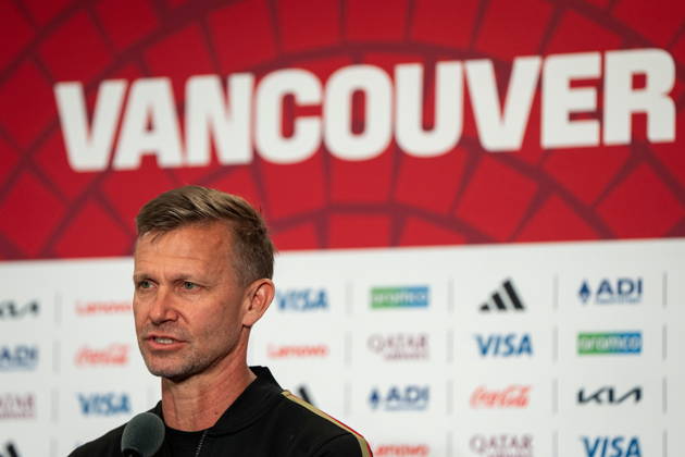 June 17, 2026, Vancouver, Bc, CANADA: Canada s head coach Jesse Marsch speaks during a FIFA World Cup, WM, Weltmeisterschaft, Fussball press conference, PK, Pressekonferenz in Vancouver, on Wednesday, June 17, 2026. Canada News - June 17, 2026  - ZUMAc35_ 20260617_zaf_c35_275 Copyright: xEthanxCairnsx