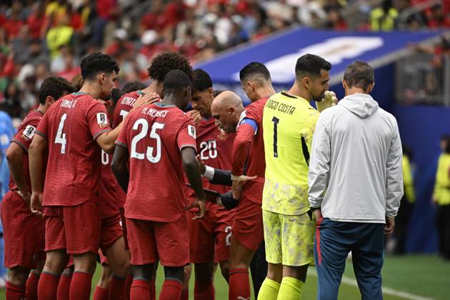 Martinez, Roberto — 2026 World Cup — Portugal vs. Republic of the Congo — 1–1 — NRG Stadium, Houston, United States — June 17, 2026 — Stephane Manzey — water break — Houston, NRG Stadium Germany, Japan, UK, France, Belgium, OUT,detected_source_language Copyright: xMANTEYxSTEPHANEx