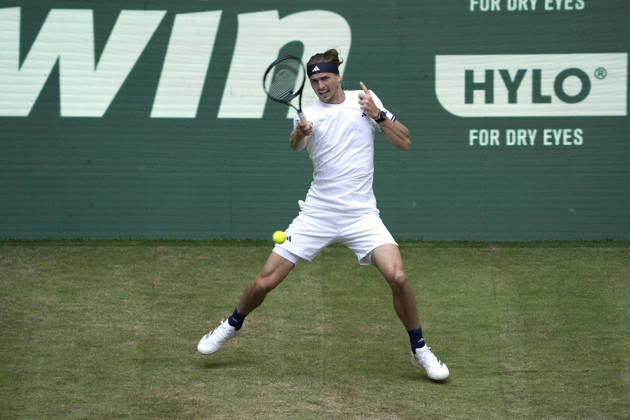 Tennis, ATP-Turnier in Halle, Zverev - Hanfmann