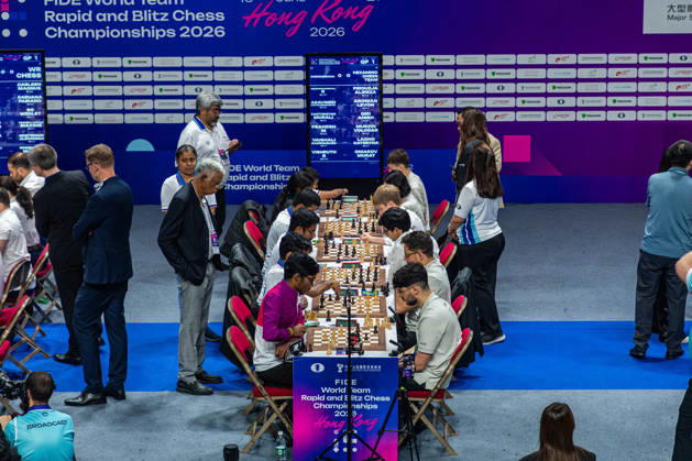 Chess, FIDE World Team Rapid and Blitz Chess Championship in Hong Kong