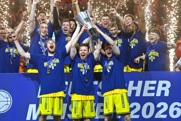 Basketball, BBL, Final, Bayern Munich v Alba Berlin; Alba Berlin are champions