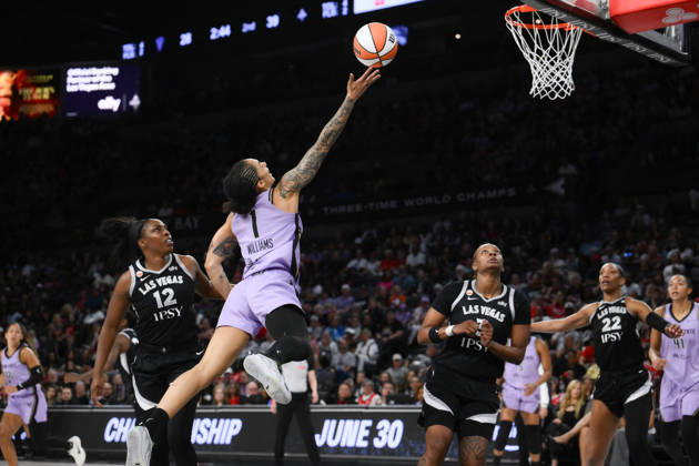 Basketball, WNBA, Las Vegas Aces – Golden State Valkyries