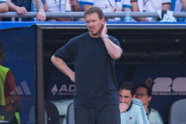 2026 FIFA World Cup, Round of 32, Germany vs. Paraguay, June 29, 2026, Boston Stadium Julian Nagelsmann Germany dissatisfied, unhappy, sad, angry, disappointed Copyright: xBahhoxKarax