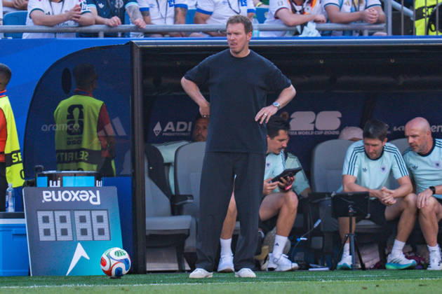 2026 FIFA World Cup, Round of 32, Germany vs. Paraguay, June 29, 2026, Boston Stadium Julian Nagelsmann Germany dissatisfied, unhappy, sad, angry, disappointed Copyright: xBahhoxKarax