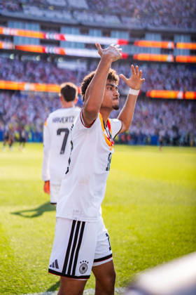 2026 FIFA World Cup, Round of 32, Germany vs. Paraguay, June 29, 2026, Boston Stadium Goal to make it 1–1 by Kai Havertz (Germany), Aleksandar Pavlovic (Germany), Leroy Sané (Germany), Jonathan Tah (Germany), Joshua Kimmich (Germany), Nathaniel Brown (Germany) Copyright: xBahhoxKarax