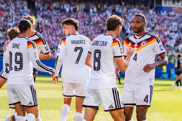 2026 FIFA World Cup, Round of 32, Germany vs. Paraguay, June 29, 2026, Boston Stadium Goal to make it 1–1 by Kai Havertz (Germany), Aleksandar Pavlovic (Germany), Leroy Sané (Germany), Jonathan Tah (Germany), Joshua Kimmich (Germany) Copyright: xBahhoxKarax