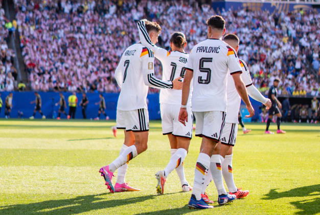 2026 FIFA World Cup, Round of 32, Germany vs. Paraguay, June 29, 2026, Boston Stadium Goal to make it 1–1 by Kai Havertz (Germany), Aleksandar Pavlovic (Germany), Leroy Sané (Germany), Jonathan Tah (Germany), Joshua Kimmich (Germany) Copyright: xBahhoxKarax