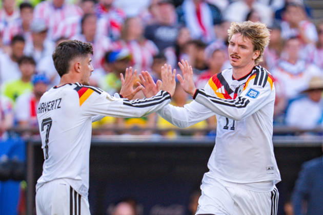 2026 FIFA World Cup, Round of 32, Germany vs. Paraguay, June 29, 2026, Boston Stadium Nick Woltemade Germany Kai Havertz Germany Copyright: xBahhoxKarax