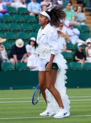 Nao warms up ahead of her during her second round match Wimbledon Tennis Championships, Day 3, The All England Lawn Tennis and Croquet Club, London, UK - 01 Jul 2026London The All England Lawn Tennis and United Kingdom  Copyright: xKieranxMcManus Shutterstockx 16970334c