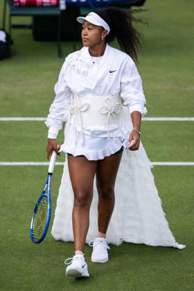 260701 Naomi Osaka of Japan ahead of a second-round women s singles match on Day 3 of Wimbledon on July 1, 2026, in London. Photo by Jesper Zerman. BILDBYRAN code JZ JZ0745 tennis wimbledon 3 bbeng  Copyright: JESPERxZERMAN BB260701JZ002