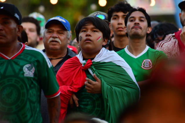 Mexico defeated Ecuador 2–0, marking their first victory in a decisive match in 40 years Fans of the Mexican national team, Nationalteam gathered to support the team and celebrate the World Cup victory over Ecuador. Los Angeles California United States Copyright: AlbertoxSibaja