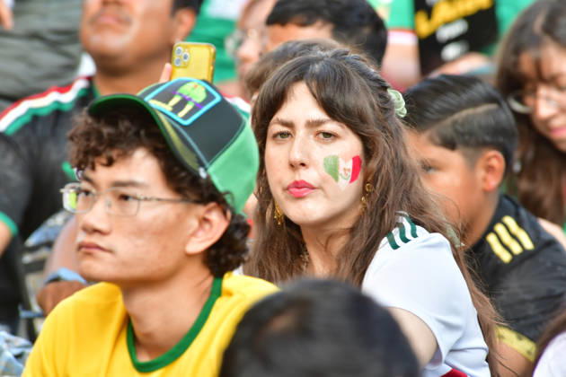 Mexico defeated Ecuador 2–0, marking their first victory in a decisive match in 40 years Fans of the Mexican national team, Nationalteam gathered to support the team and celebrate the World Cup victory over Ecuador. Los Angeles California United States Copyright: AlbertoxSibaja