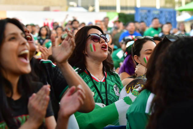 Mexico defeated Ecuador 2–0, marking their first victory in a decisive match in 40 years Fans of the Mexican national team, Nationalteam gathered to support the team and celebrate the World Cup victory over Ecuador. Los Angeles California United States Copyright: AlbertoxSibaja
