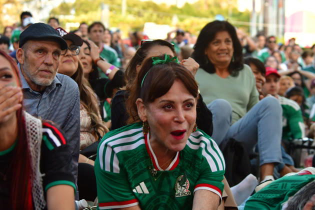Mexico defeated Ecuador 2–0, marking their first victory in a decisive match in 40 years Fans of the Mexican national team, Nationalteam gathered to support the team and celebrate the World Cup victory over Ecuador. Los Angeles California United States Copyright: AlbertoxSibaja