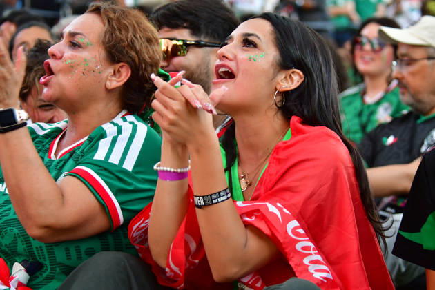 Mexico defeated Ecuador 2–0, marking their first victory in a decisive match in 40 years Fans of the Mexican national team, Nationalteam gathered to support the team and celebrate the World Cup victory over Ecuador. Los Angeles California United States Copyright: AlbertoxSibaja