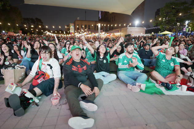 Mexico defeated Ecuador 2–0, marking their first victory in a decisive match in 40 years Fans of the Mexican national team, Nationalteam gathered to support the team and celebrate the World Cup victory over Ecuador. Los Angeles California United States Copyright: AlbertoxSibaja
