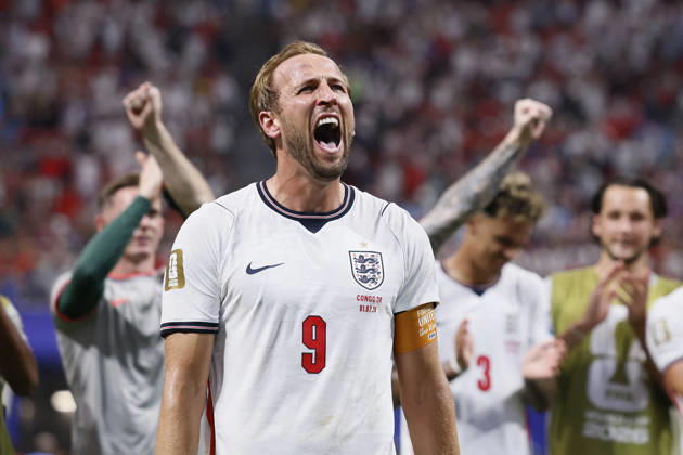 England v Congo DR: Round Of 32 - FIFA World Cup, WM, Weltmeisterschaft, Fussball 2026 Harry Kane of England celebrates with team mates after winning the FIFA World Cup 2026 Round Of 32 match between England and Congo DR at Atlanta Stadium on July 1, 2026 in Atlanta, United States. Atlanta Atlanta Stadium GA United States Copyright: xAllstarxPicturexLibraryxLtdx