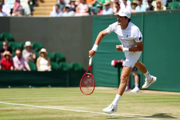 Joao Fonseca during his third round match Wimbledon Tennis Championships, Day 5, The All England Lawn Tennis and Croquet Club, London, UK - 03 Jul 2026London The All England Lawn Tennis and United Kingdom  Copyright: xKieranxMcManus Shutterstockx 16970351i