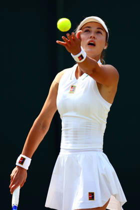 Anna Kalinskaya during her third round match Wimbledon Tennis Championships, Day 5, The All England Lawn Tennis and Croquet Club, London, UK - 03 Jul 2026London The All England Lawn Tennis and United Kingdom  Copyright: xJamesxMarsh Shutterstockx 16970347m