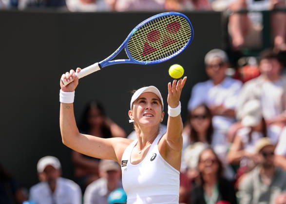 Belinda Bencic (SUI), Women s Singles, Wimbledon 2026 Grand Slam ITF ATP WTA AELTC London, Great Britain, July 3, 2026 Copyright: xJuergenxHasenkopfx