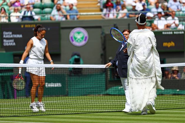 Naomi Osaka ahead of her third round match Wimbledon Tennis Championships, Day 5, The All England Lawn Tennis and Croquet Club, London, UK - 03 Jul 2026London The All England Lawn Tennis and United Kingdom  Copyright: xJamesxMarsh Shutterstockx 16970347aj