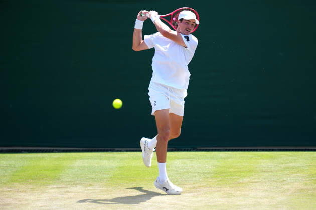 2026-07-03 The Championships - Wimbledon 2026 - Day Five LONDON, UNITED KINGDOM - JULY 3: Joao Fonseca of Brazil during Day Five of the The Championships - Wimbledon 2026 at All England Lawn Tennis and Croquet Club on July 3, 2026 in London, England. (Photo by Marleen Fouchier BSR Agency) London United Kingdom Content not available for redistribution in The Netherlands directly or indirectly through any third parties. Copyright: xBSRxAgencyx
