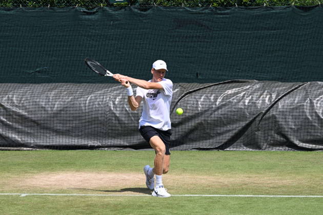 Tennis - Wimbledon 2026 - ITF - The Championships - 03 06 2026 - Tennis - Wimbledon 2026 - ITF - The Championships - 03 06 2026 - Jannik Sinner - Italie - Entrainement London  Copyright: xChryslenexCaillaud Psnewzx