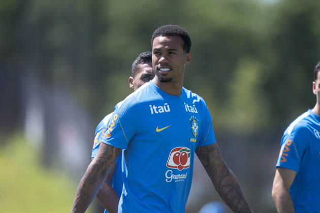 Single image: Gabriel Magalhaes, Brazil, 3rd FIFA World Cup 2026 Brazil Training Session, July 3, 2026; FIFA World Cup 2026 Brazil Training Session at Columbia Park Training Facility in Morristown, New Jersey, USA Copyright: HMBxMedia xMarcoxBader