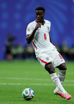 England v Congo DR: Round Of 32 - FIFA World Cup, WM, Weltmeisterschaft, Fussball 2026 Marc Guehi of England on the ball during the FIFA World Cup 2026 Round Of 32 match between England and Congo DR at Atlanta Stadium on July 1, 2026 in Atlanta, United States. Atlanta Atlanta Stadium GA United States Copyright: xAllstarxPicturexLibraryxLtdx