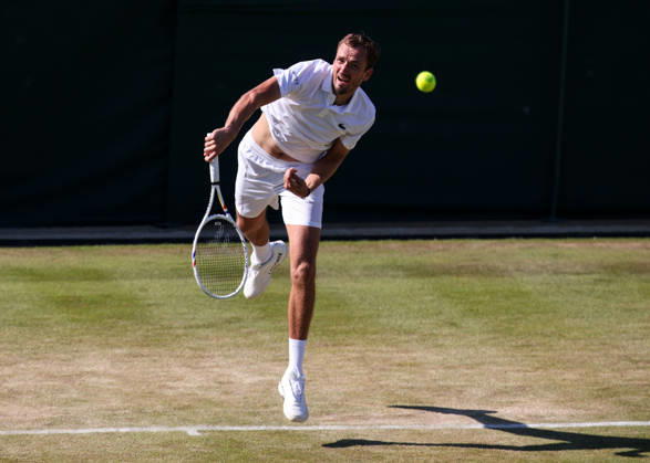 Daniil Medvedev, Men s Singles, Wimbledon 2026 Grand Slam ITF ATP WTA AELTC London, Great Britain, July 3, 2026 Copyright: xJuergenxHasenkopfx