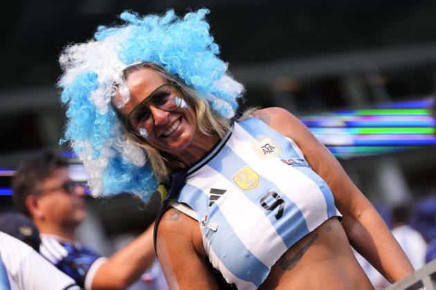 Argentina v Cape Verde - FIFA World Cup, WM, Weltmeisterschaft, Fussball 2026 - Round of 32 FLORIDA, USA - JULY 03: Fans gather prior the 2026 FIFA World Cup Round of 32 match between Argentina and Cape Verde at the Hard Rock Stadium (Miami Stadium) in Miami Gardens, Florida, United States on July 03, 2026. Jose Hernandez Anadolu Florida United States. Editorial use only. Please get in touch for any other usage.  Copyright: x2026xAnadoluxJosexHernandezx