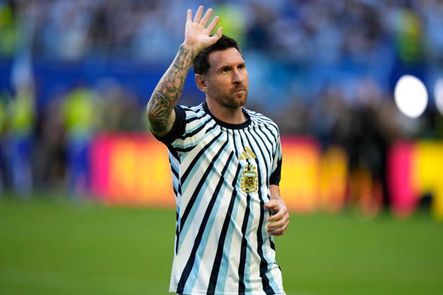 2026-07-04 Argentina v Cabo Verde - Round Of 32 - FIFA World Cup, WM, Weltmeisterschaft, Fussball 2026 MIAMI GARDENS, UNITED STATES - JULY 3: Lionel Messi of Argentina during the Round Of 32 - FIFA World Cup 2026 match between Argentina and Cabo Verde at Miami Stadium on July 3, 2026 in Miami Gardens, Florida. (Photo by Pablo Morano BSR Agency) Miami Gardens United States Content not available for redistribution in The Netherlands directly or indirectly through any third parties. Copyright: xBSRxAgencyx