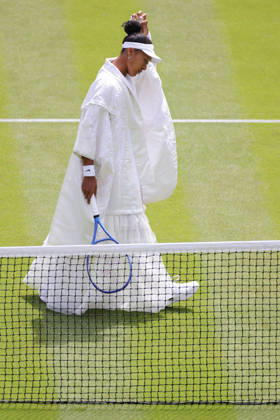 Naomi Osaka, JPN, during the third round of the 2026 All England Lawn Tennis Championships at Wimbledon, women s singles, London, July 3, 2026