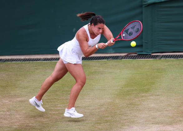 Emma Navarro (USA), Women s Singles, Wimbledon 2026 Grand Slam, ITF, ATP, WTA, AELTC, London, Great Britain, July 4, 2026 Copyright: xJuergenxHasenkopfx