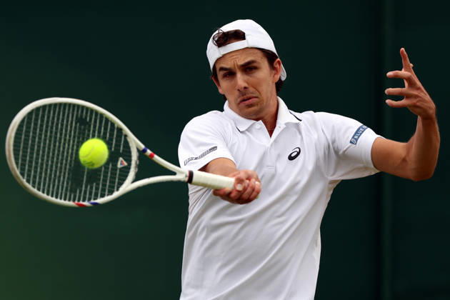 Zachary Svajda during his third round match Wimbledon Tennis Championships, Day 6, The All England Lawn Tennis and Croquet Club, London, UK - 04 Jul 2026London The All England Lawn Tennis and United Kingdom  Copyright: xKieranxMcManus Shutterstockx 16975553a