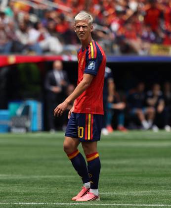 . - Spain v Austria, FIFA World Cup, WM, Weltmeisterschaft, Fussball 2026, Round Of 32, Los Angeles Stadium, Los Angeles, USA, 2nd July 2026. DC Photos Crystal Pix Dani Olmo of Spain national team, Nationalteam - Spain v Austria, FIFA World Cup 2026, Round Of 32, Los Angeles Stadium, Los Angeles, USA, 2nd July 2026. DC Photos Crystal Pix Los Angeles Los Angeles Stadium United States Of America Copyright: xDCxPhotosx CP_Spain_Austria_020726_DC_21