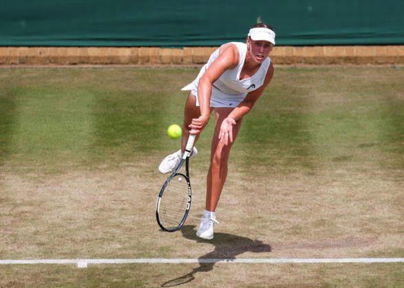 Anna Pircher (AUT), Girls Singles, Wimbledon 2026 Grand Slam, ITF, ATP, WTA, AELTC, London, Great Britain, July 6, 2026 Copyright: xJuergenxHasenkopfx