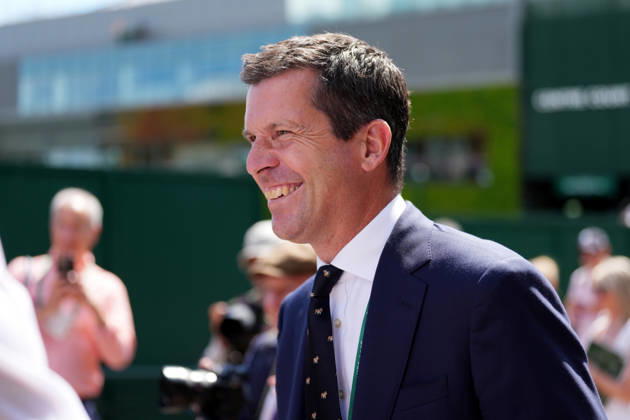 2026-07-06 The Championships - Wimbledon 2026 - Day Eight LONDON, UNITED KINGDOM - JULY 6: Tim Henman walks around the premises during Day Eight of the The Championships - Wimbledon 2026 at All England Lawn Tennis and Croquet Club on July 6, 2026 in London, England. (Photo by Marleen Fouchier BSR Agency) London United Kingdom Content not available for redistribution in The Netherlands directly or indirectly through any third parties. Copyright: xBSRxAgencyx